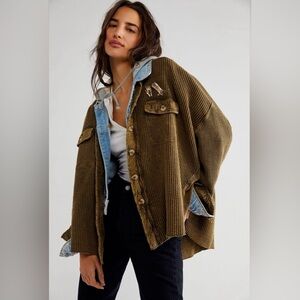 Free People One Scout Thermal Shirt Jacket